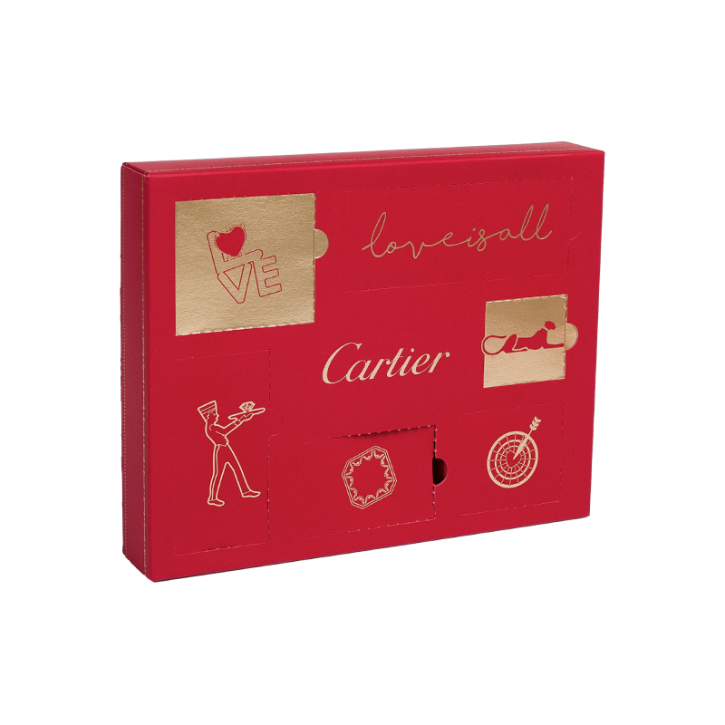 Cosmetic clothing electronic product packaging folding box