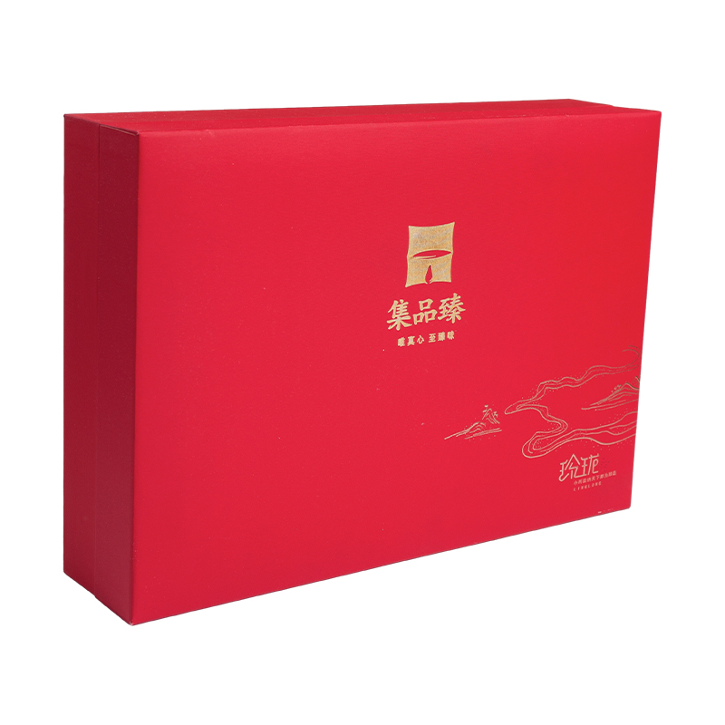 Customized christmas and chinese new year gift box with lid