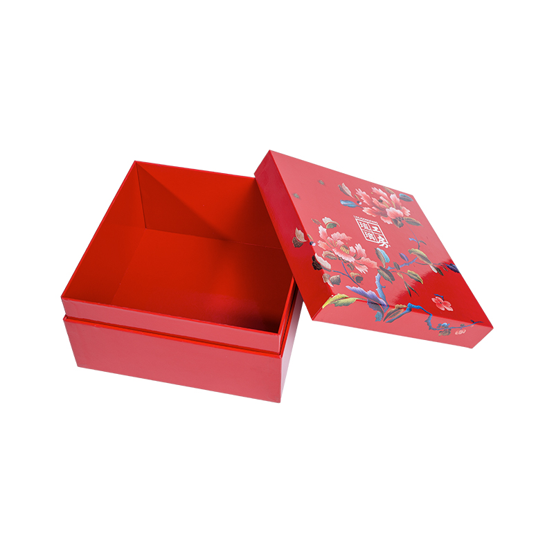 Customized christmas and chinese new year gift box with lid